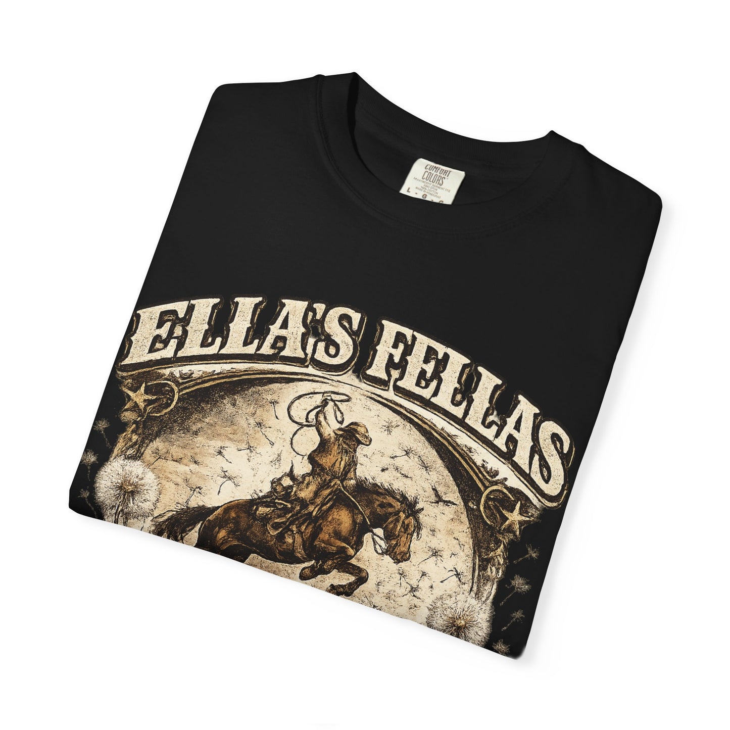 Ella's Fellas Club Cowboy T-Shirt — Western Rodeo Graphic Tee