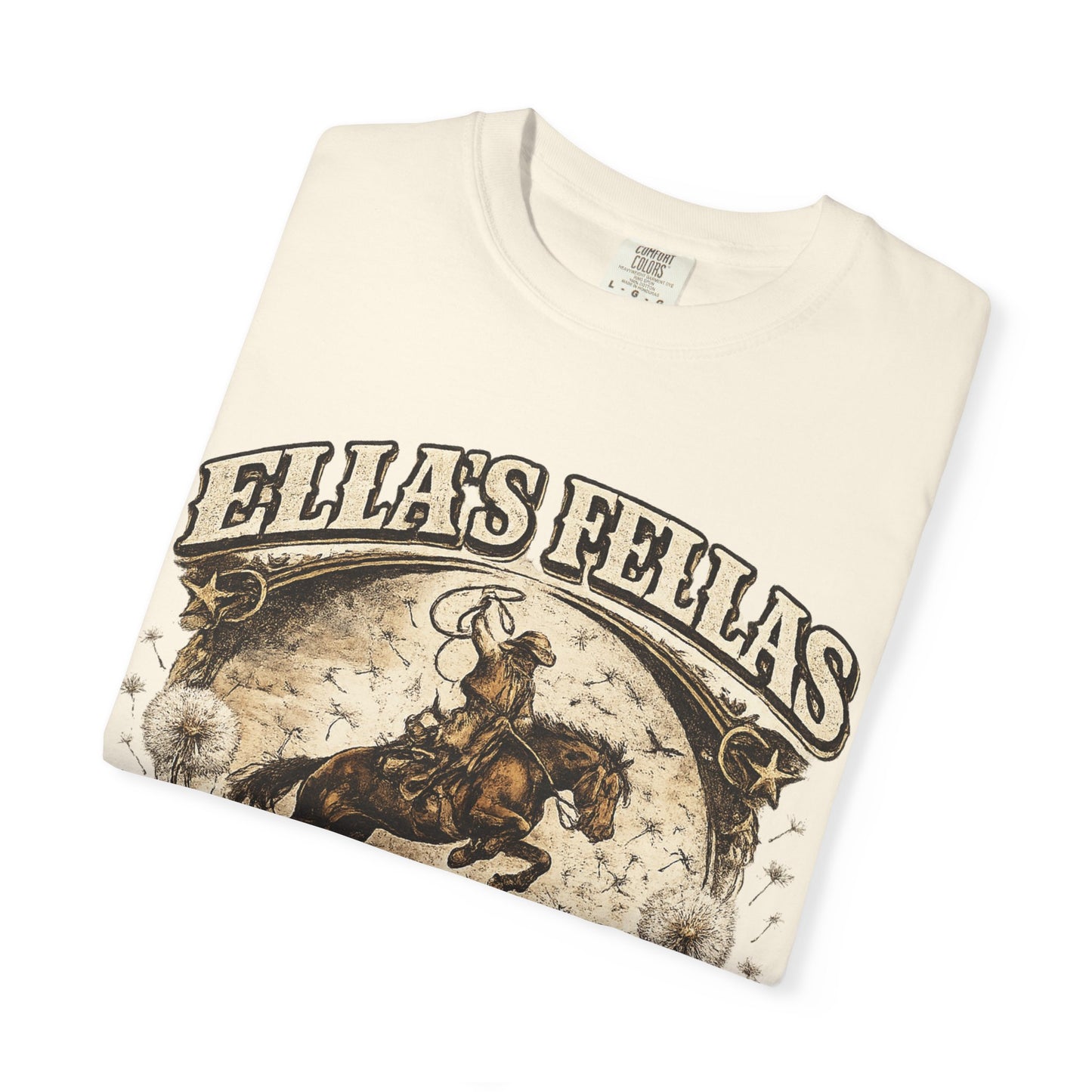 Ella's Fellas Club Cowboy T-Shirt — Western Rodeo Graphic Tee