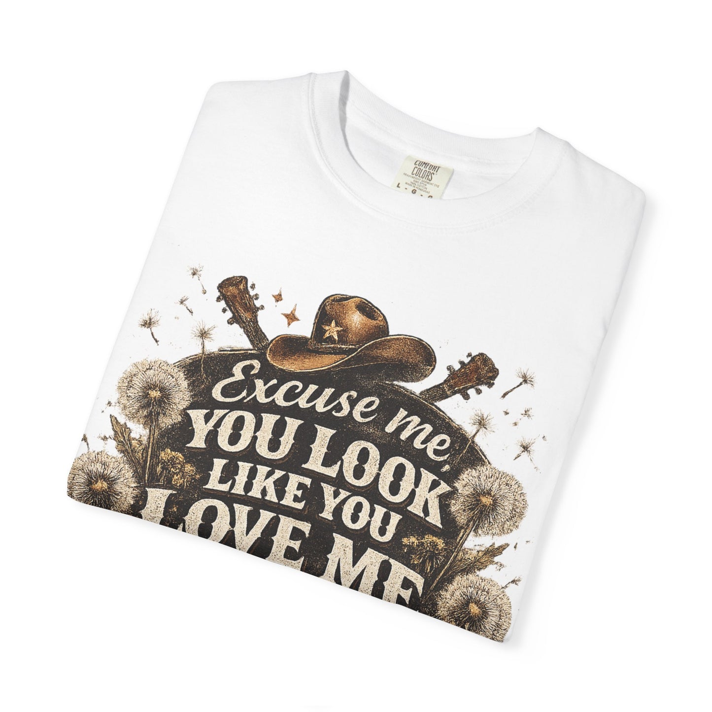 Excuse Me You Look Like You Love Me T-Shirt — Vintage Country Guitar Graphic
