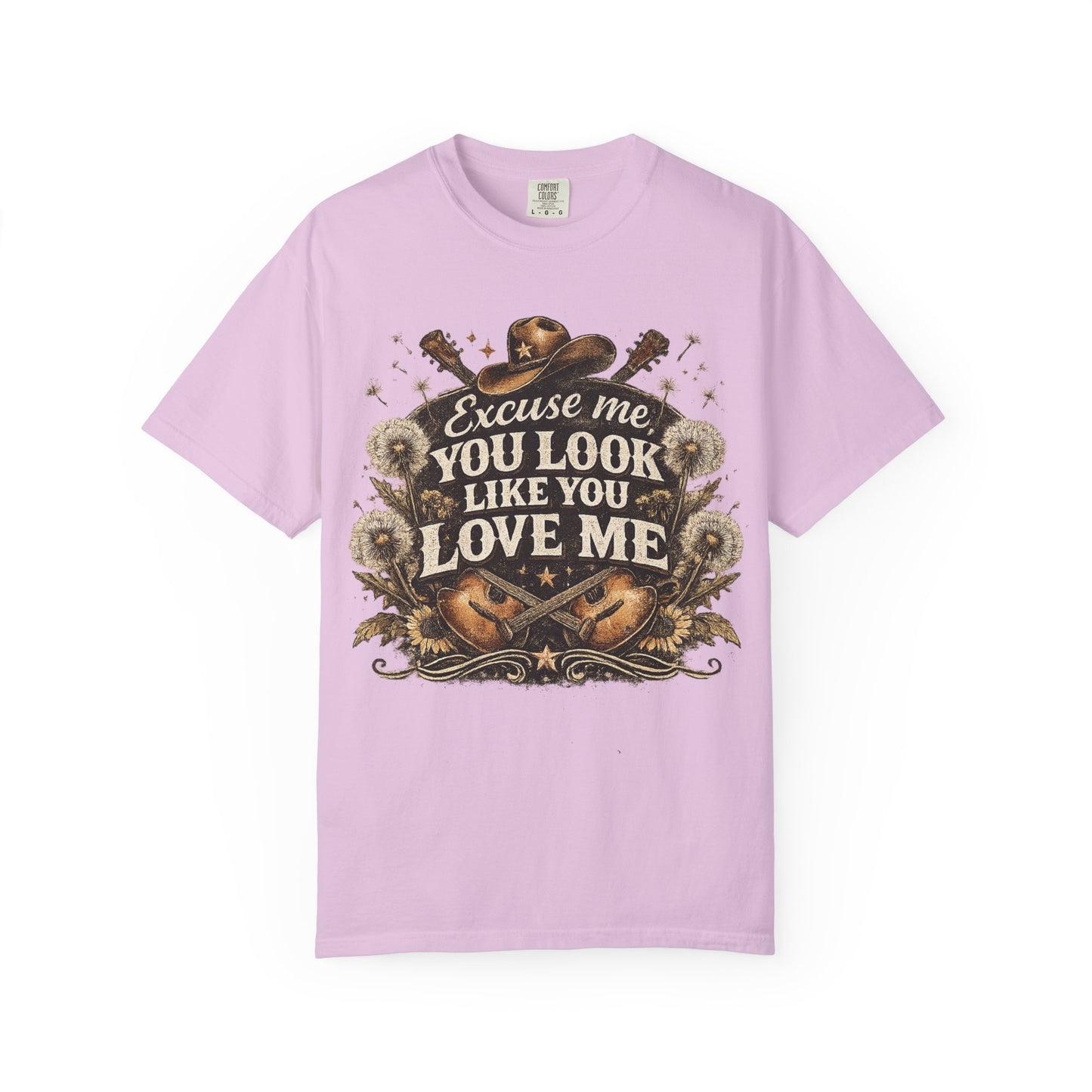 Excuse Me You Look Like You Love Me T-Shirt — Vintage Country Guitar Graphic