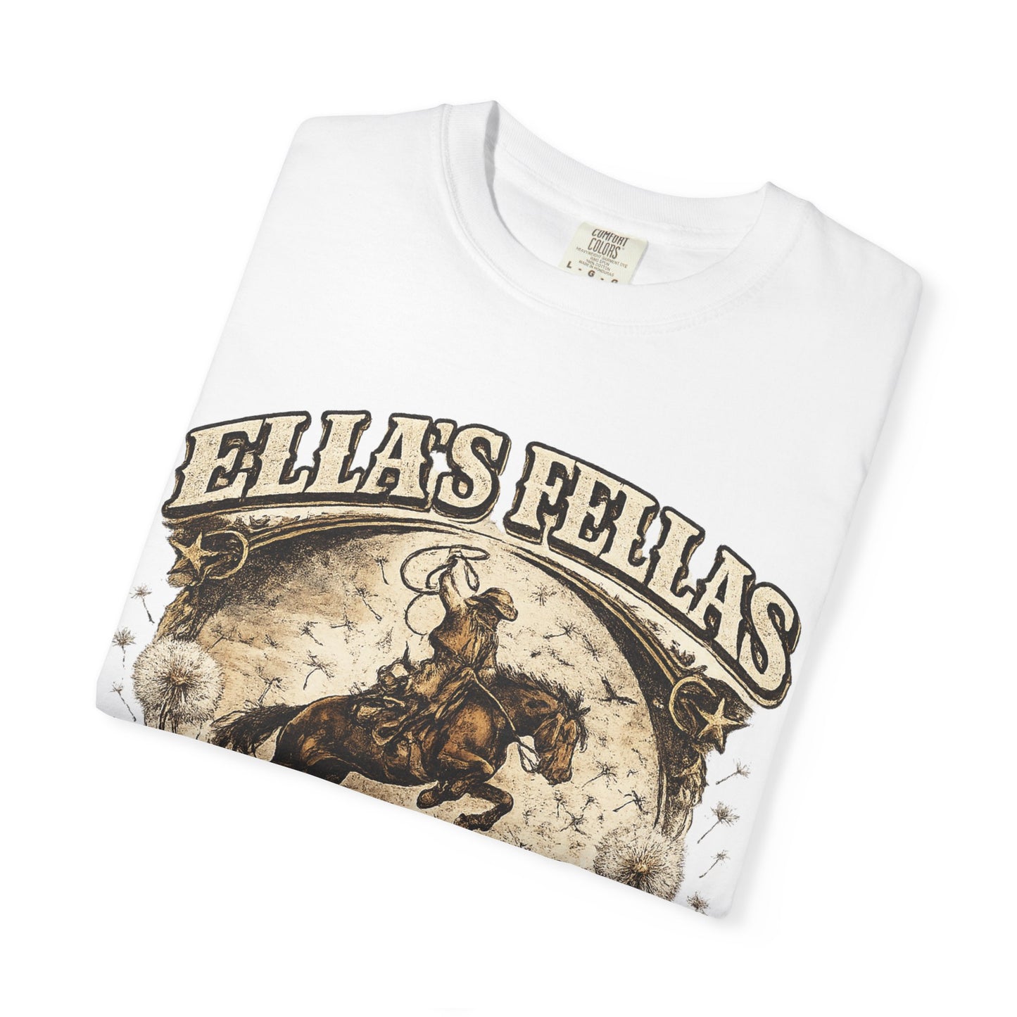 Ella's Fellas Club Cowboy T-Shirt — Western Rodeo Graphic Tee