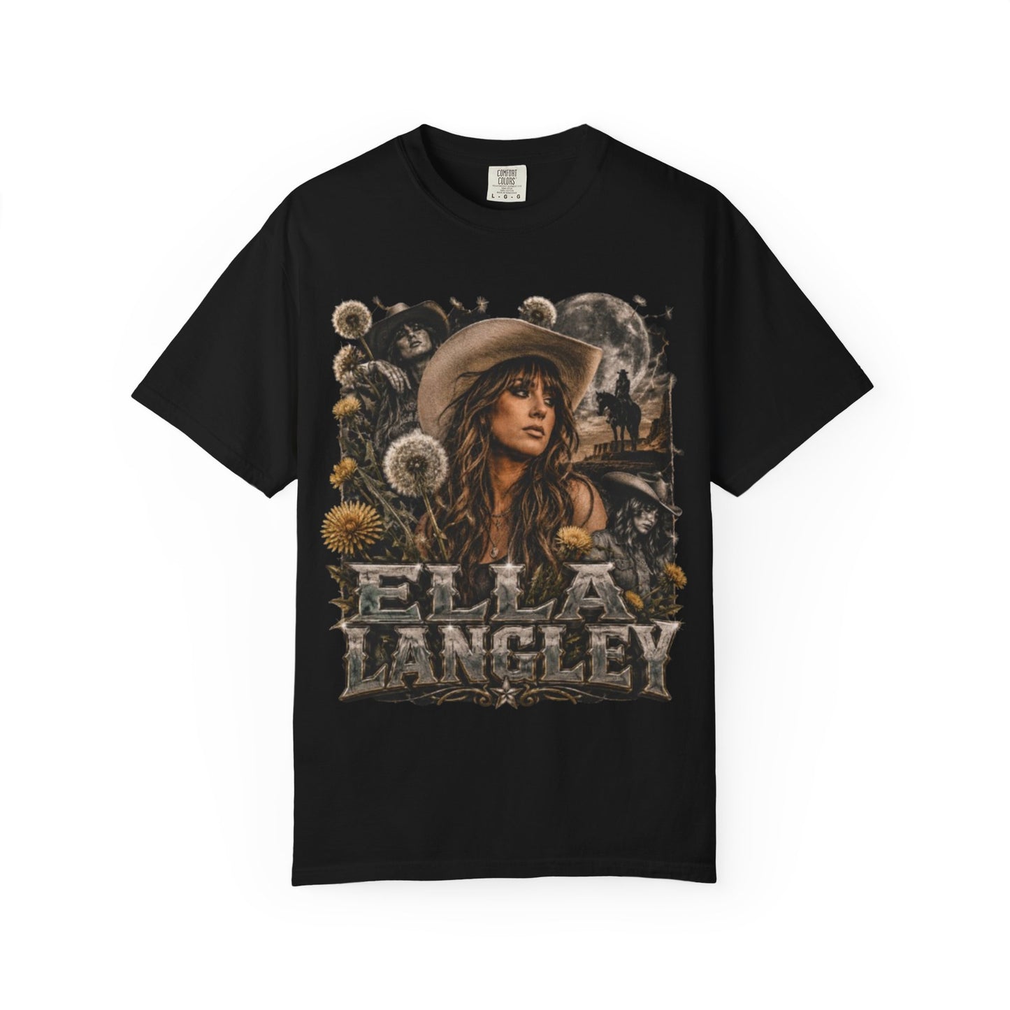 Ella Langley Vintage Cowboy Graphic T-Shirt