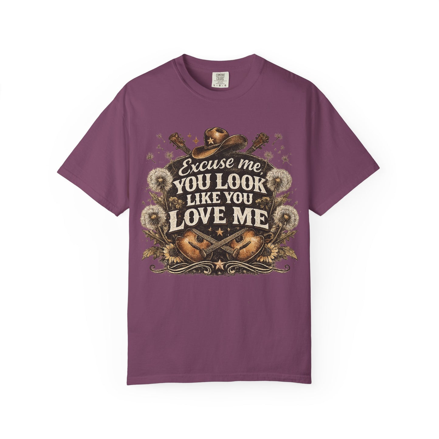Excuse Me You Look Like You Love Me T-Shirt — Vintage Country Guitar Graphic