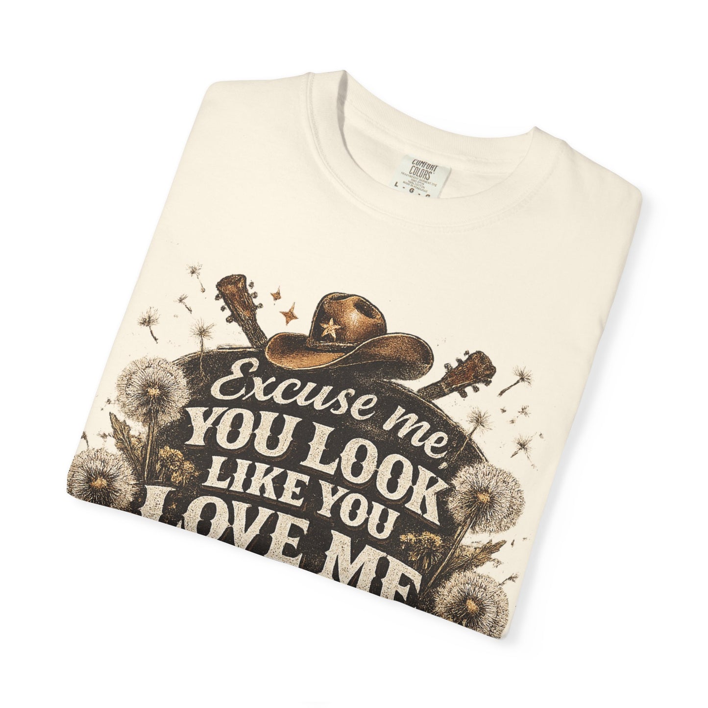 Excuse Me You Look Like You Love Me T-Shirt — Vintage Country Guitar Graphic