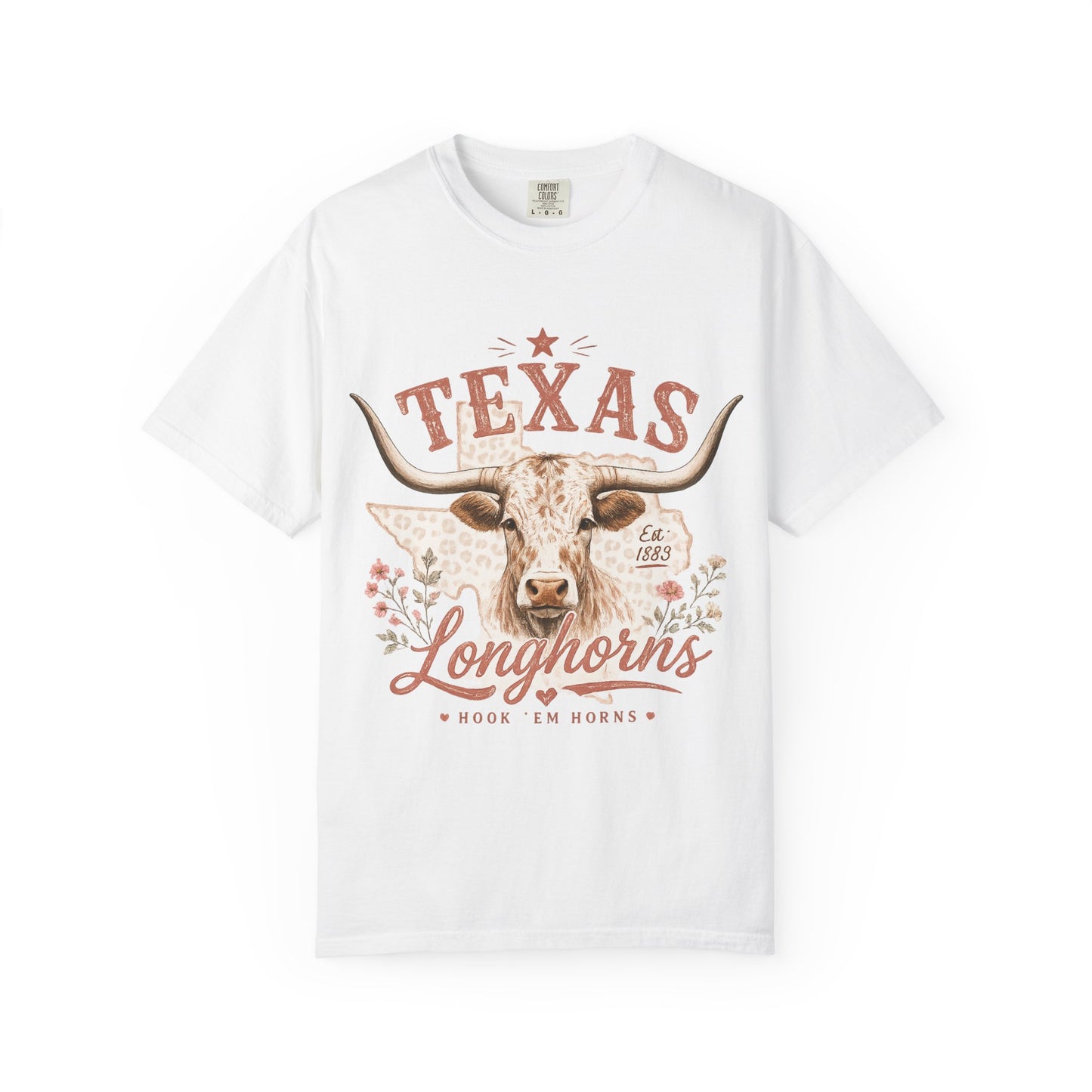 Texas Longhorns Graphic T-Shirt — Hook 'Em Horns Western Tee