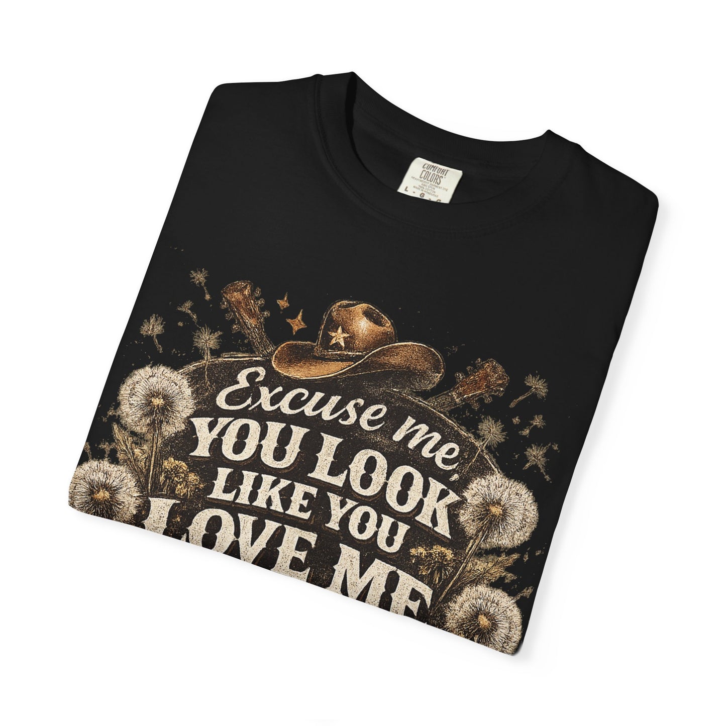 Excuse Me You Look Like You Love Me T-Shirt — Vintage Country Guitar Graphic