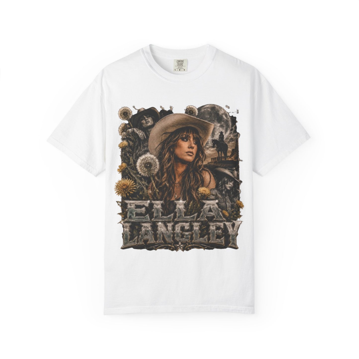 Ella Langley Vintage Cowboy Graphic T-Shirt